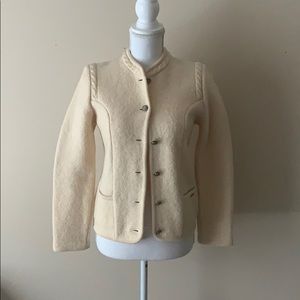 Geiger wool sweater - cream size 36